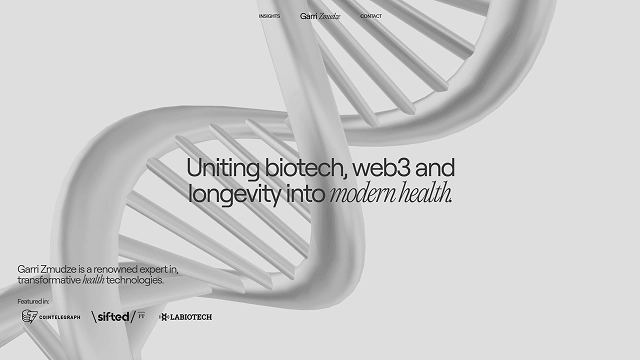 Garri Mzudze website design